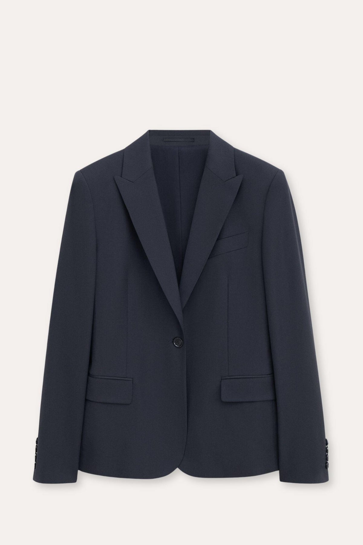 Sasha Cool Wool Blazer Dark Navy