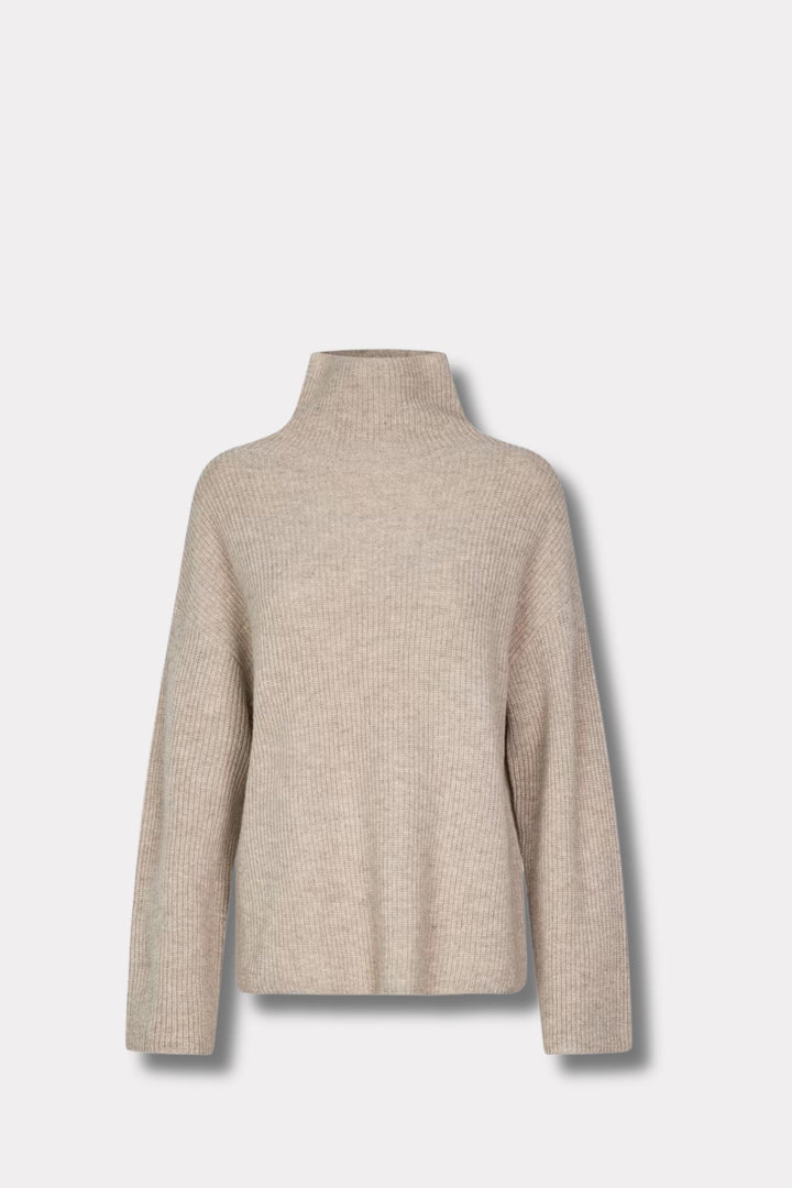 Sazlata Turtleneck 15353- Khaki Mel.