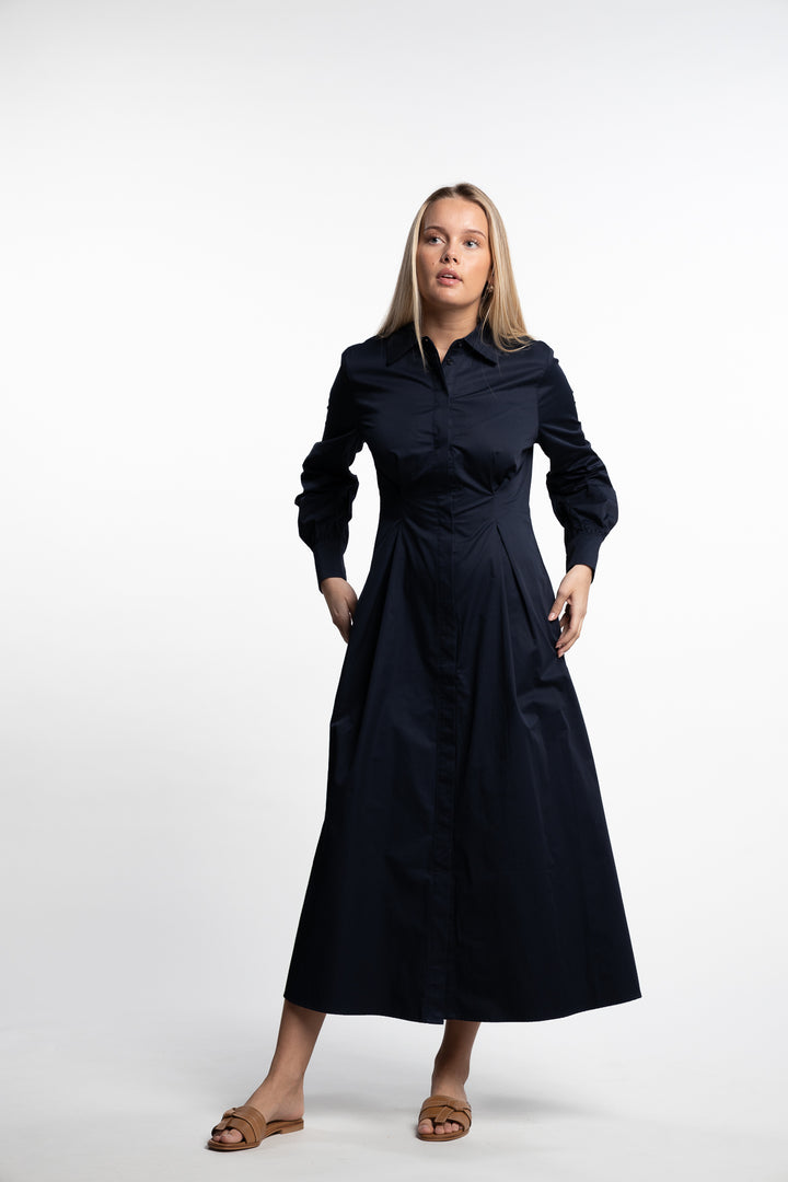 Leandra Dress- Navy