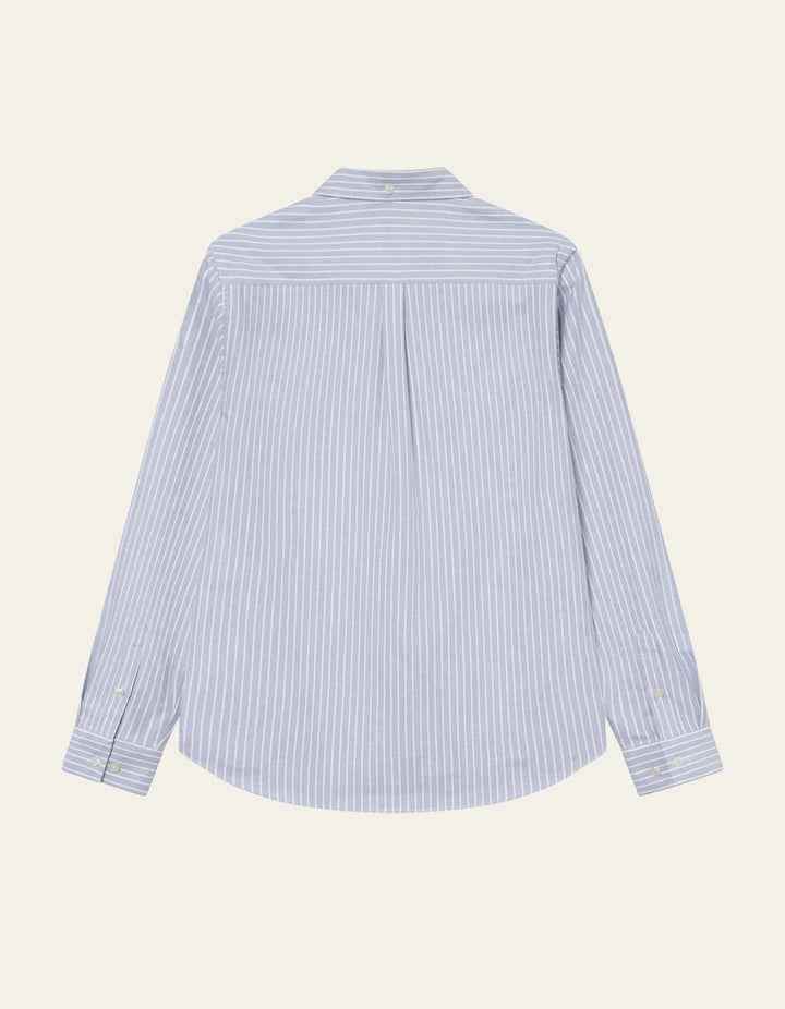 Konrad Striped Oxford Shirt Allure Blue