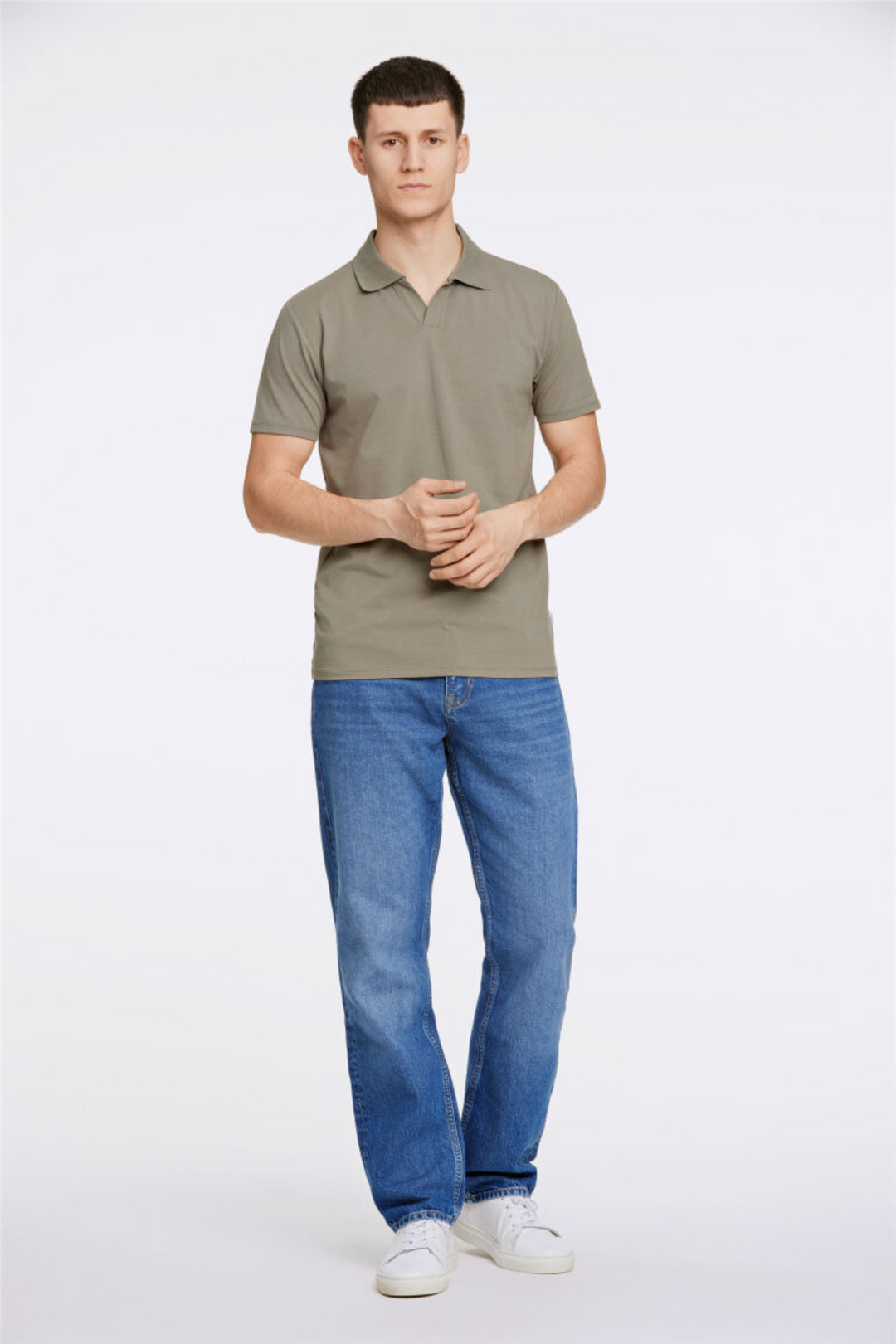 Stretch Polo Shirt S/S Lt Army