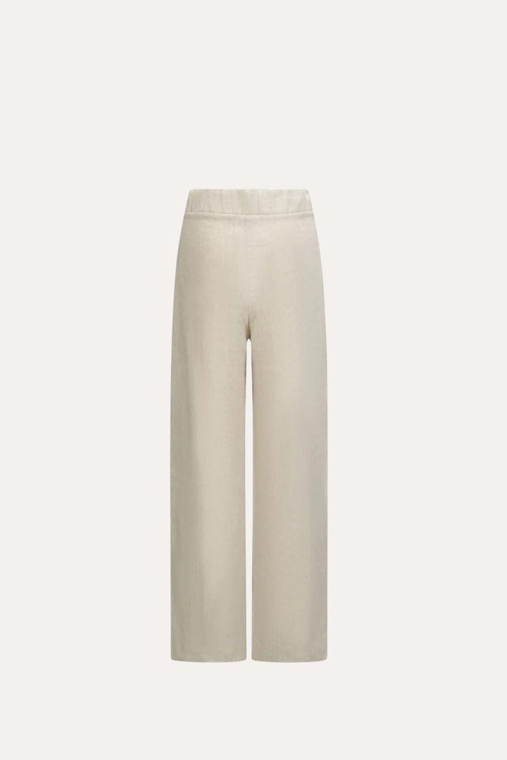 Molly Linen Pants- Beige Melange
