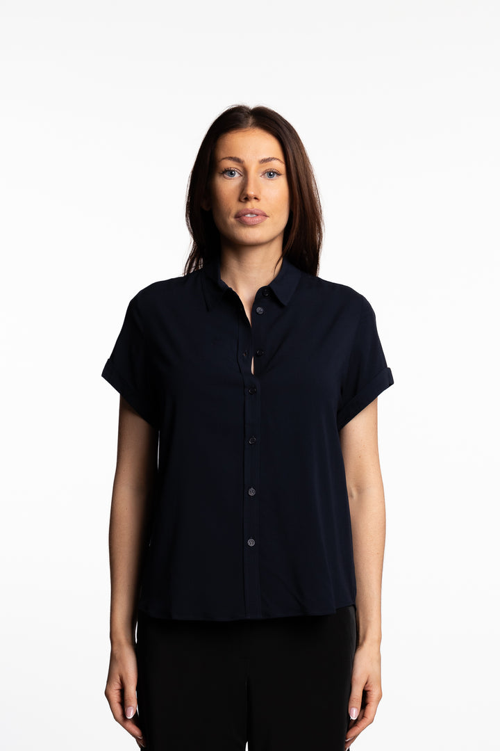 Majan ss shirt 9942- Dark Sapphire