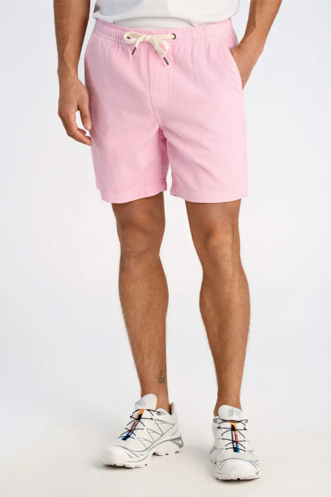 Corduroy Shorts Lavender Pink