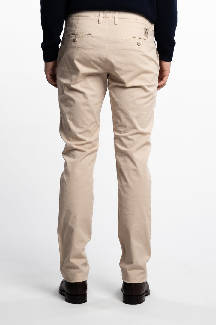 Bobby Slim Fit Stretch Chinos Almond