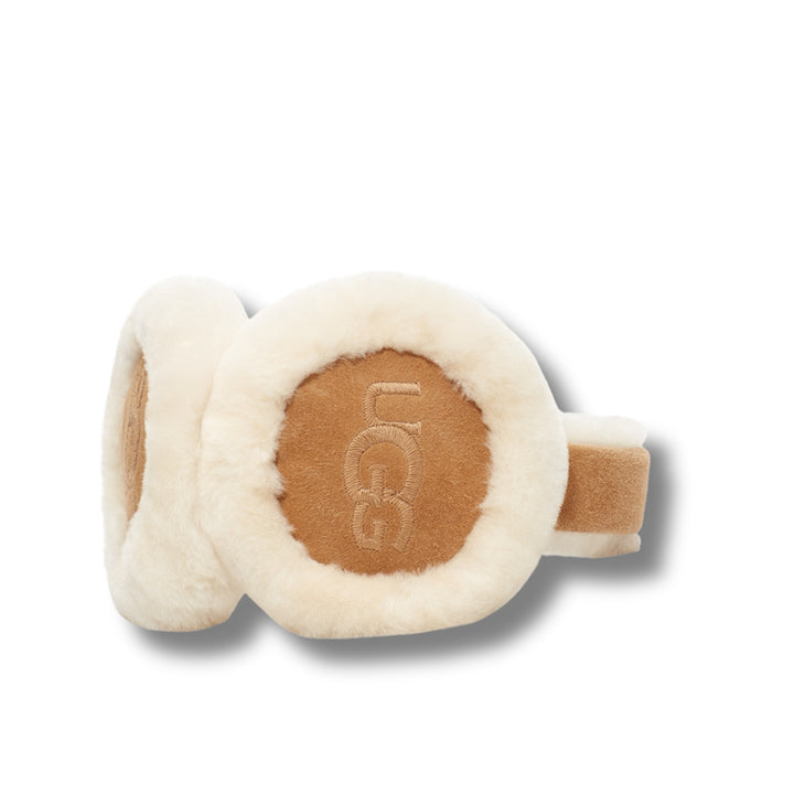 W Emb Logo Earmuff- Chestnut