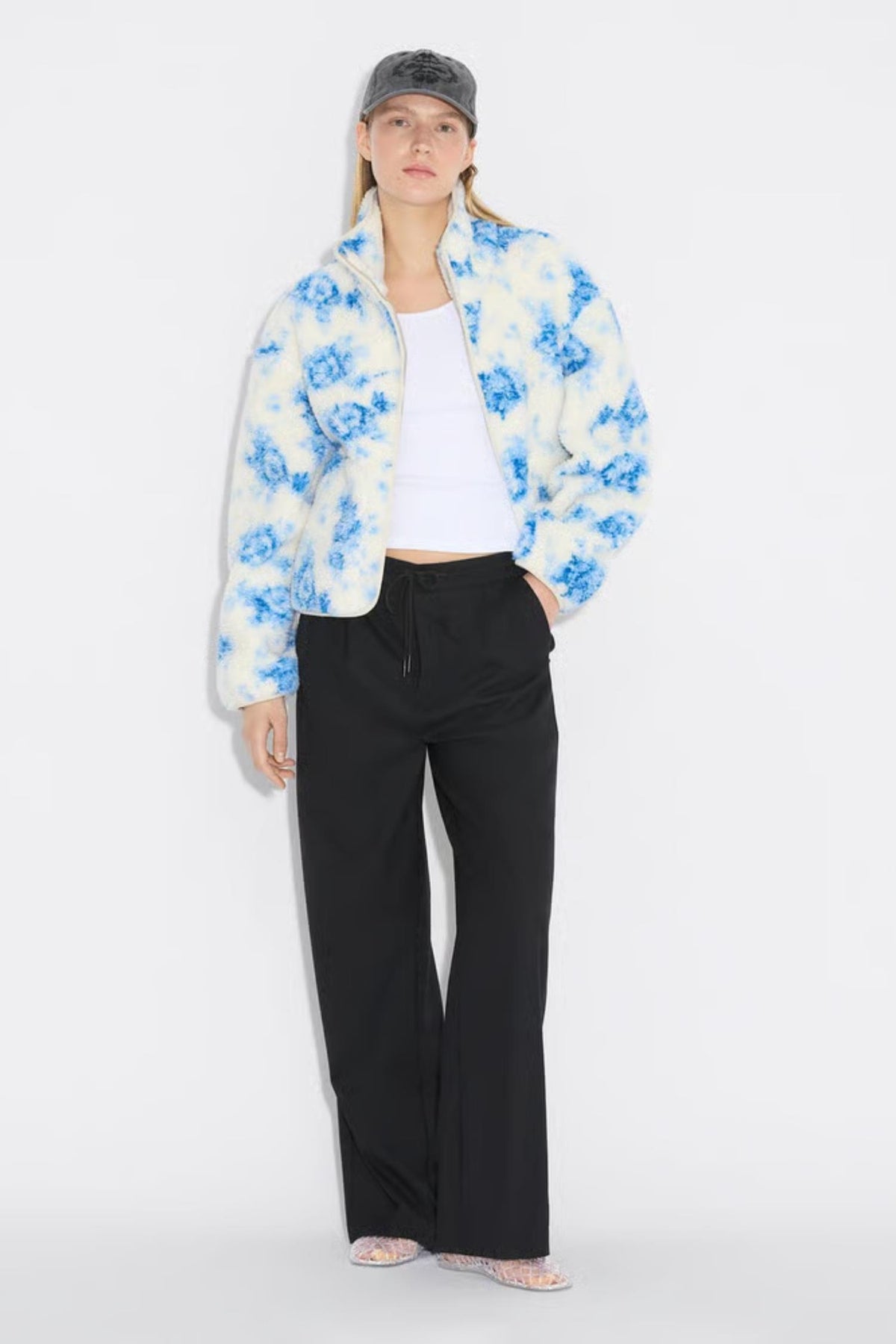 Rype Fleece Jacket-White Mix