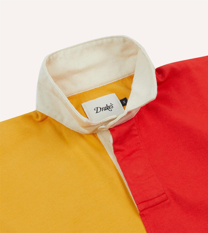 Paneled Rugby Shirt Multi Color