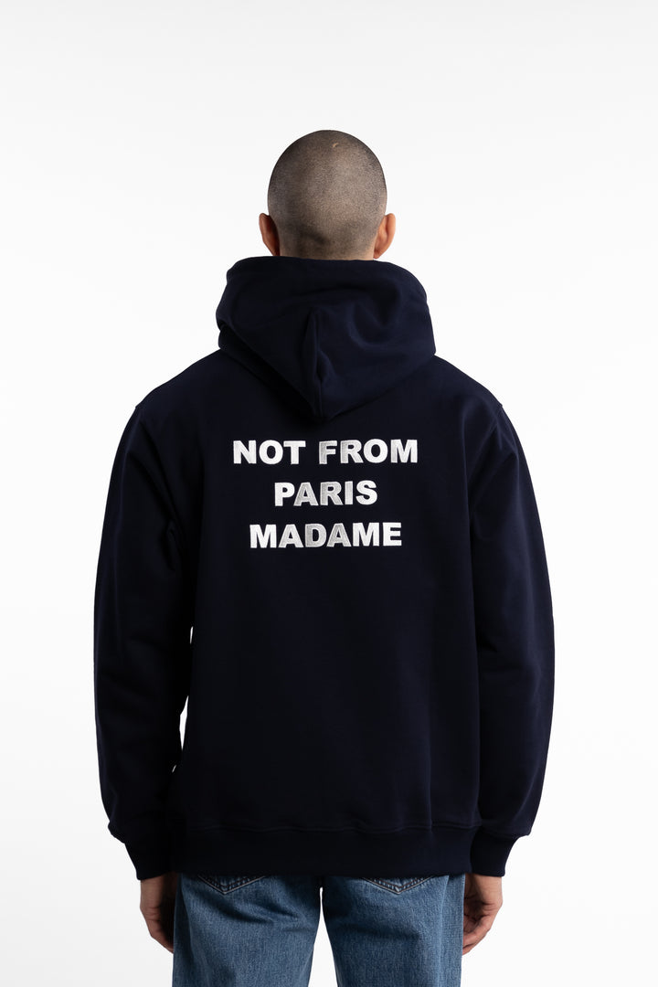 Le Hoodie Slogan Navy