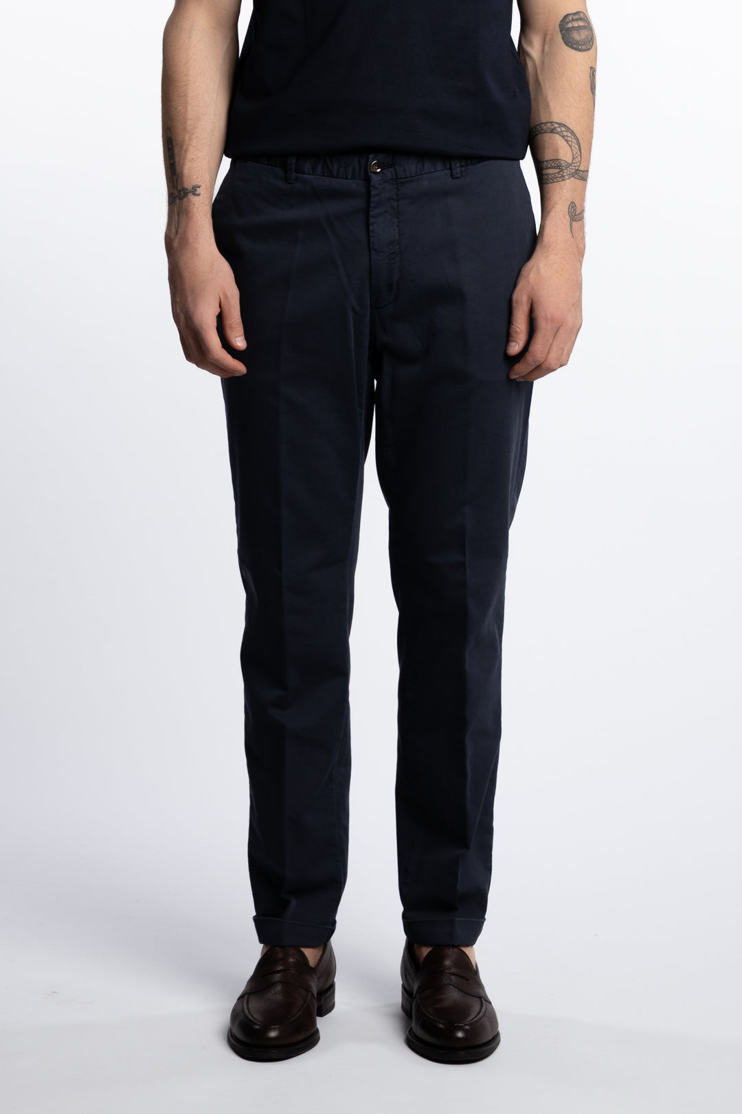 Cotton/Stretch Pant Marine