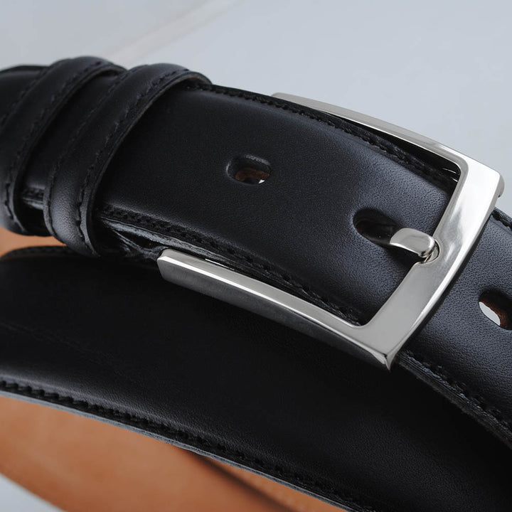 Classic Leather Belt Black