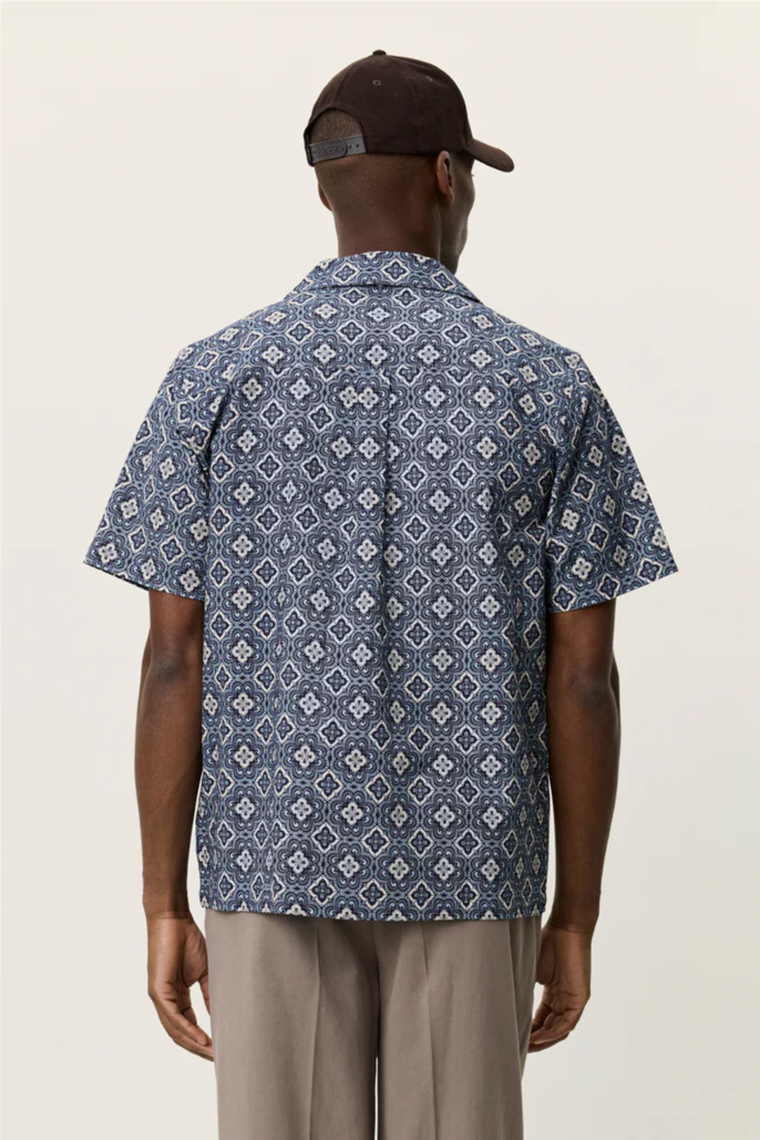 Lukas Arabesque AOP Shirt Blue Fog