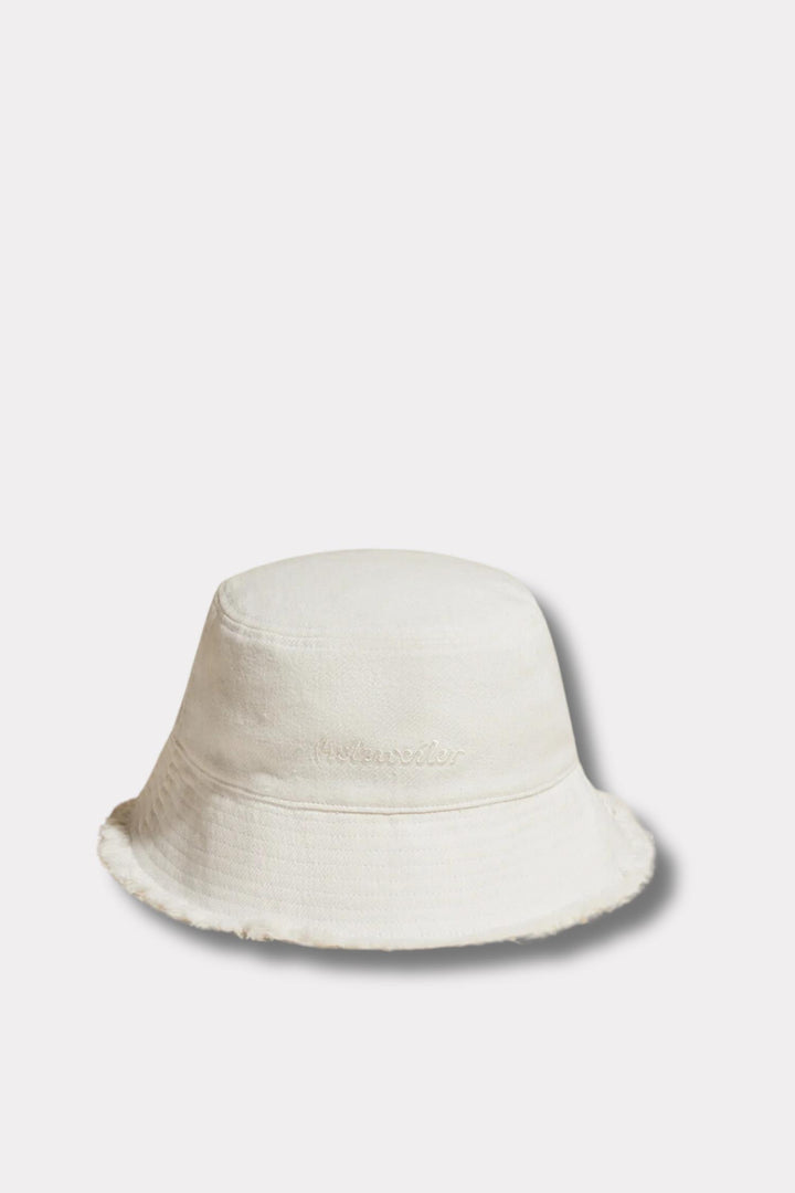 Pafe Linen Bucket Hat- White