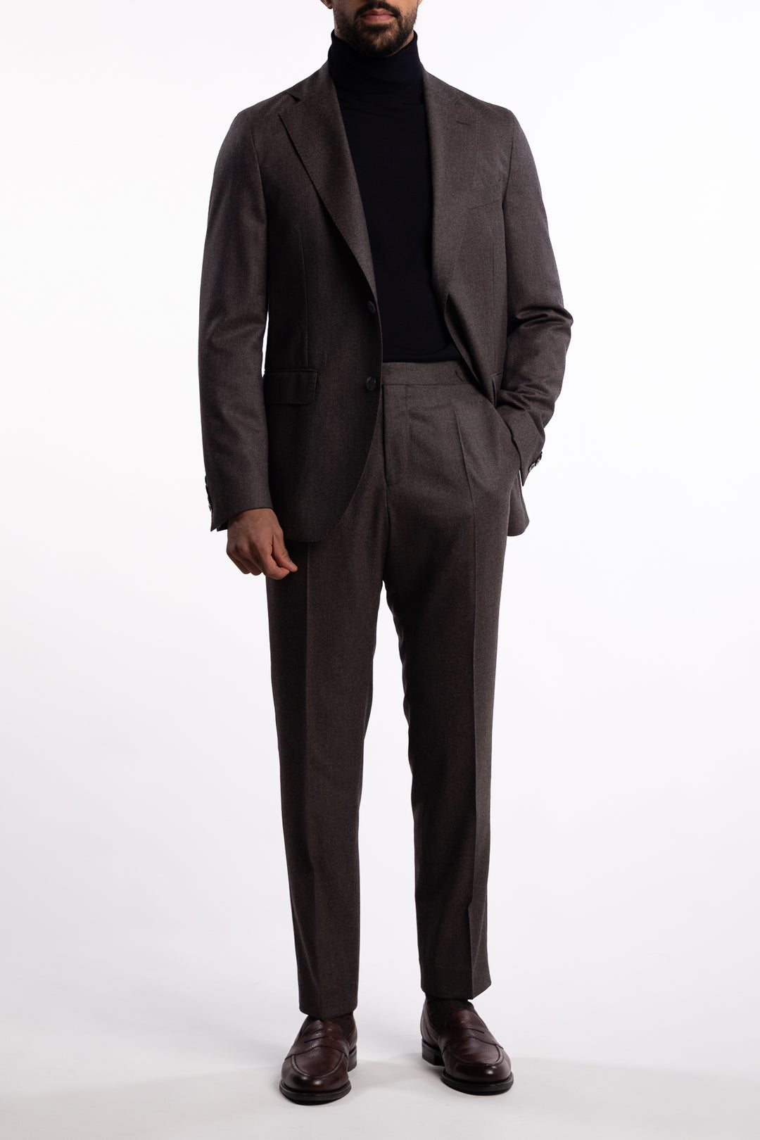 New Sienna Flanell Blazer Brown