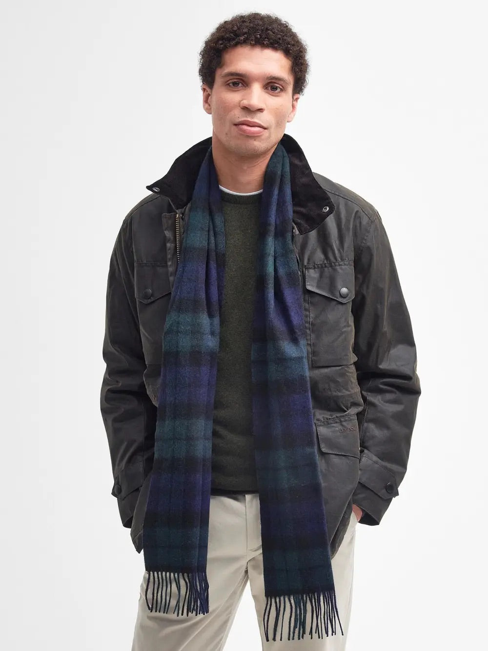 New Check Tartan Scarf Black Watch