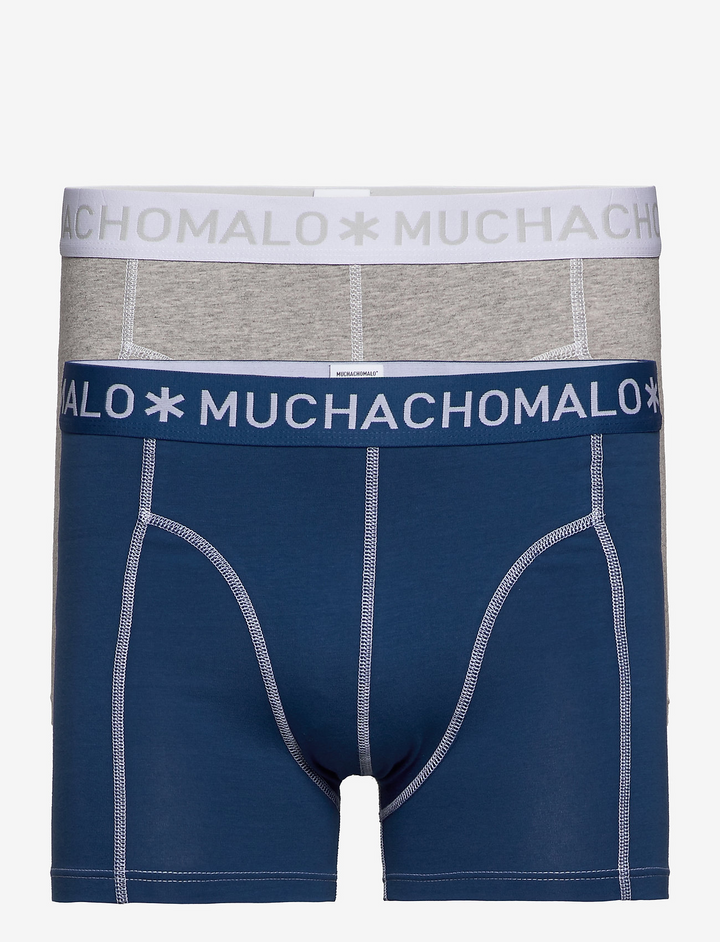 2 Pk Boxer Grey/Blue