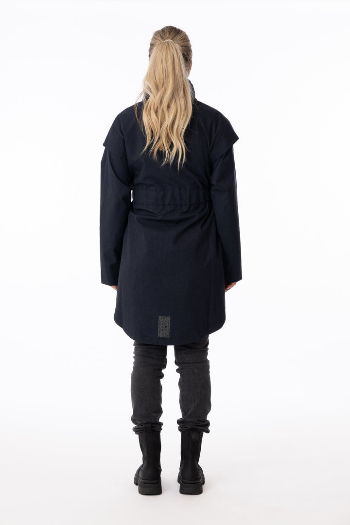 Monsun Coat- Dark Navy