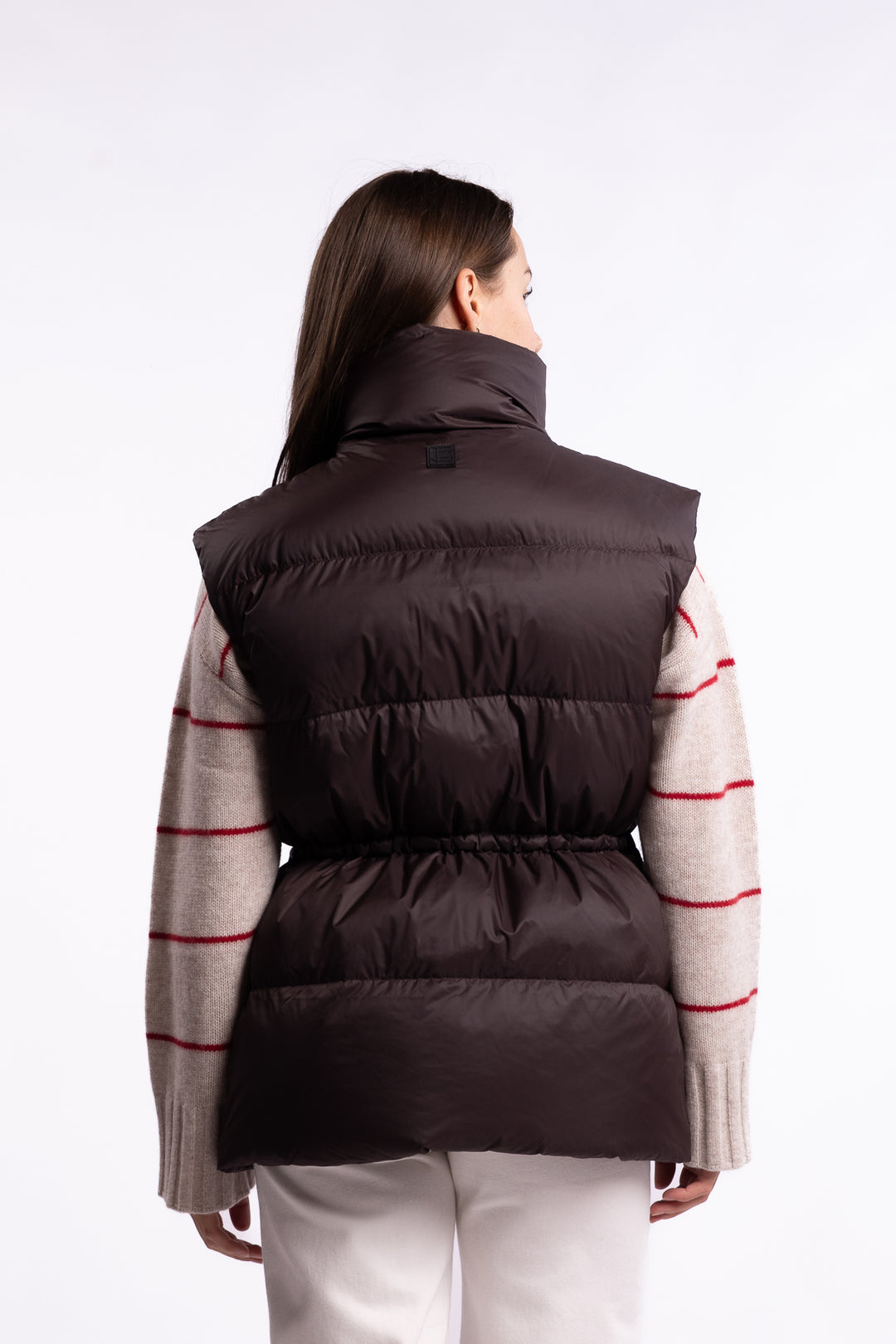 Lenox Down Vest - Dark Brown