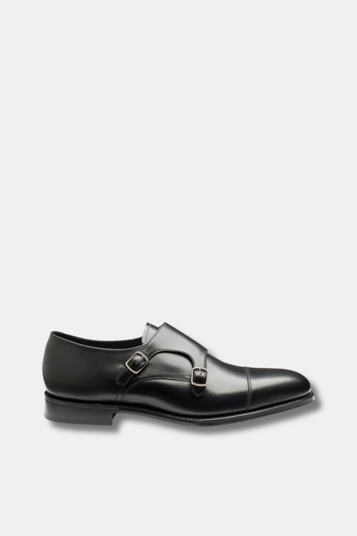 Cannon Monkstrap Black Calf