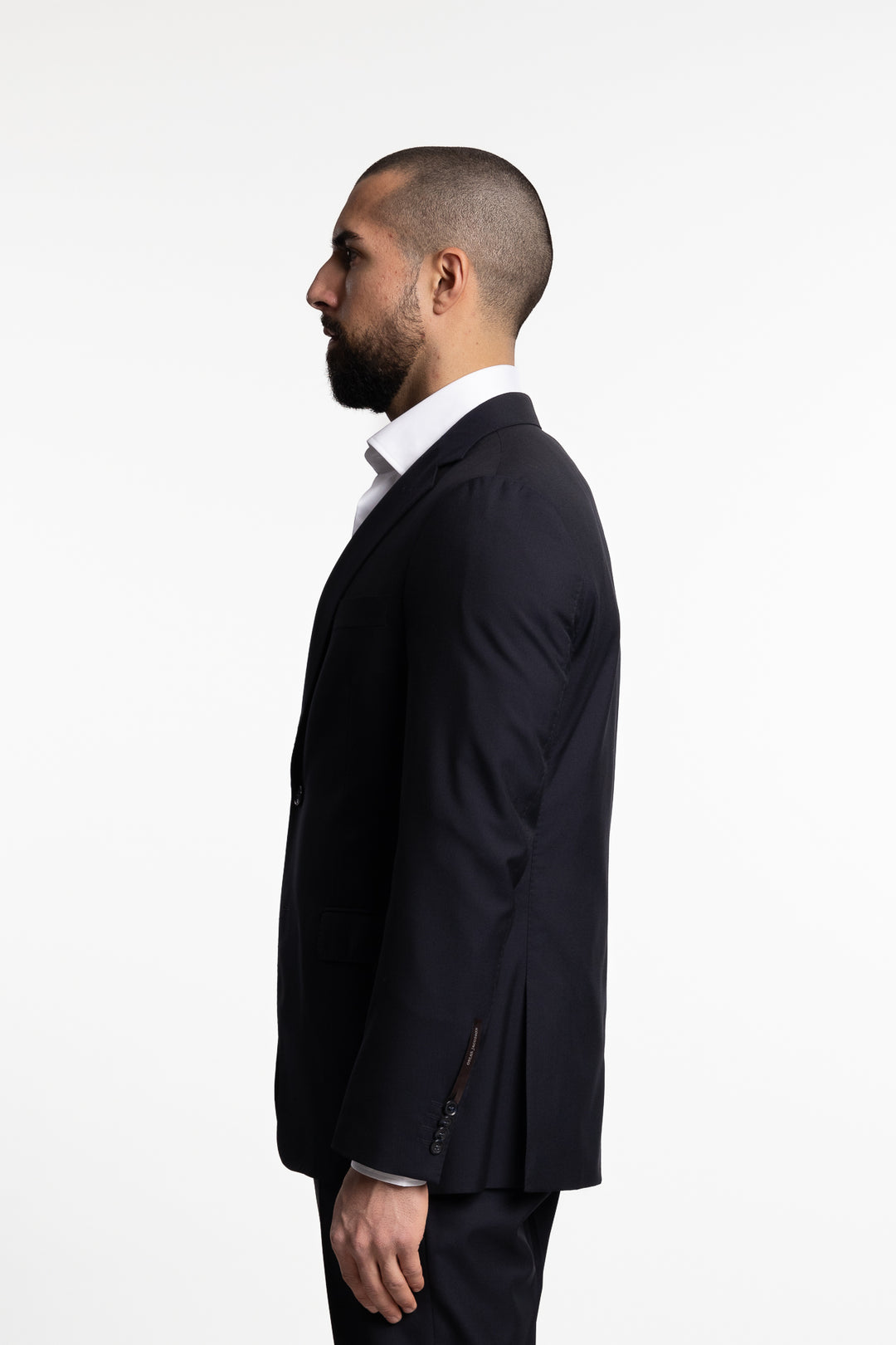 Edmund Slim Fit Wool Blazer Navy