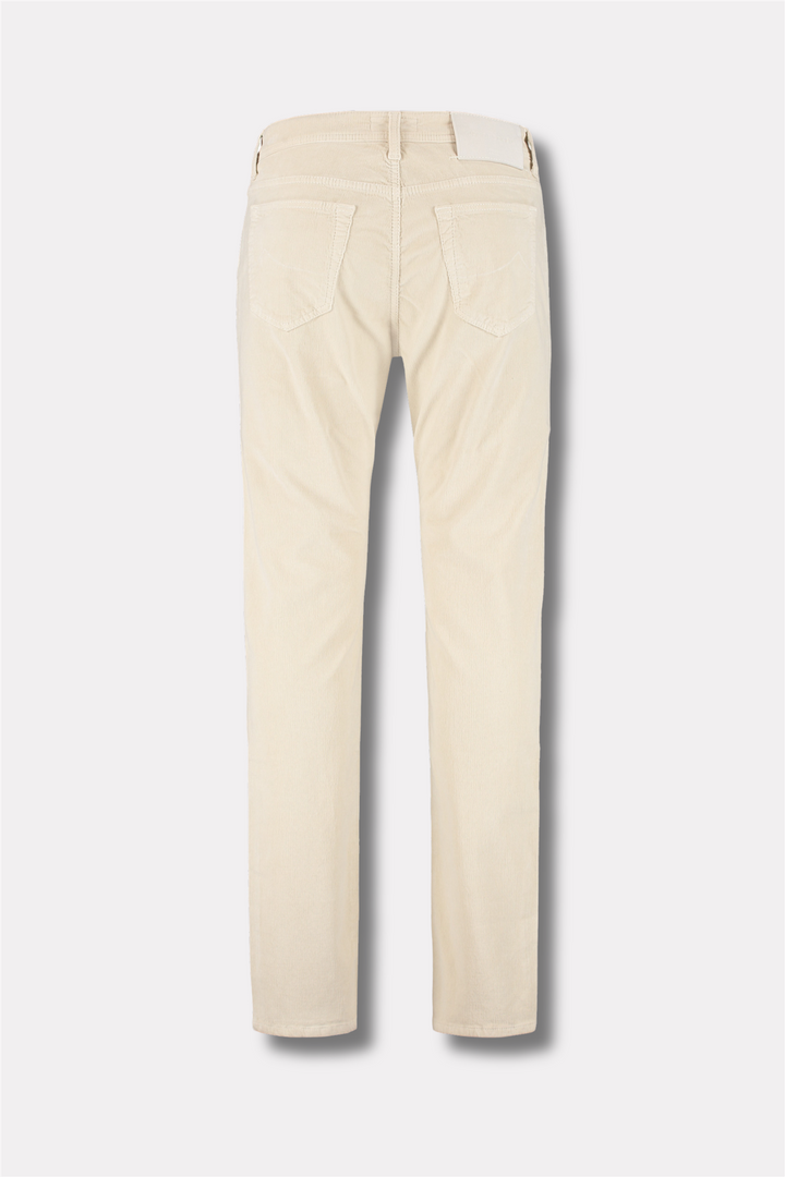 Bard Corduroy Slim Fit Trousers Off-White