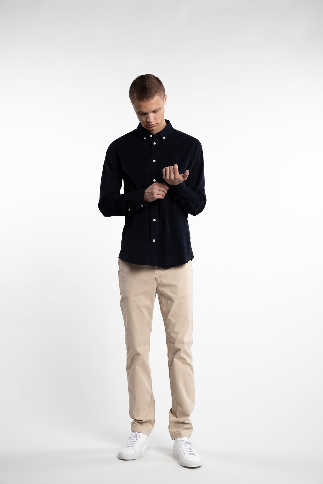 Kristian Corduroy Shirt Dark Navy