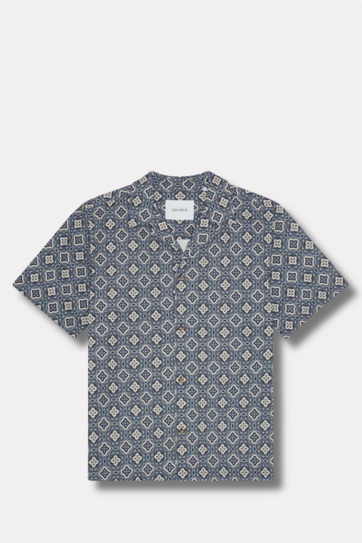 Lukas Arabesque AOP Shirt Blue Fog