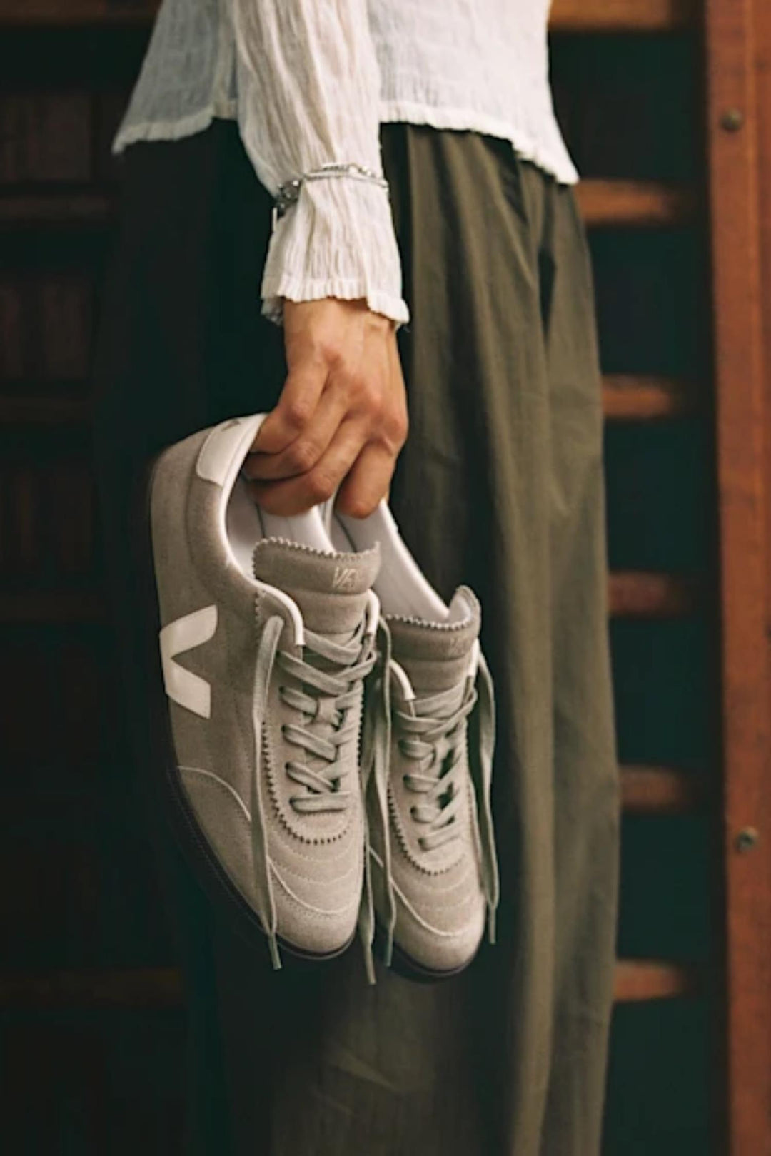 Panenka Suede- Taupe Pierre Bark