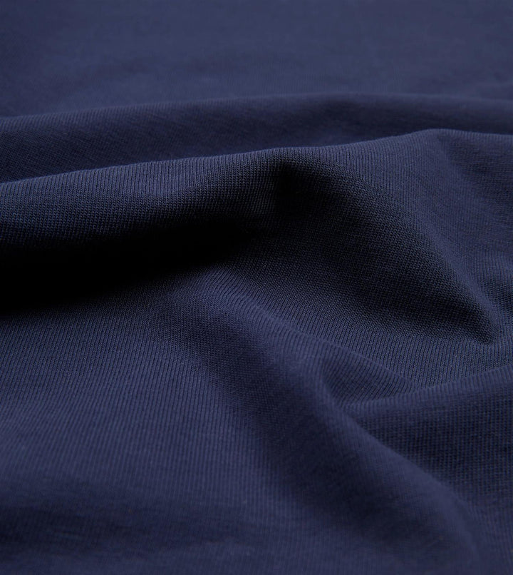 Cotton Crew Neck Hiking T-Shirt Navy