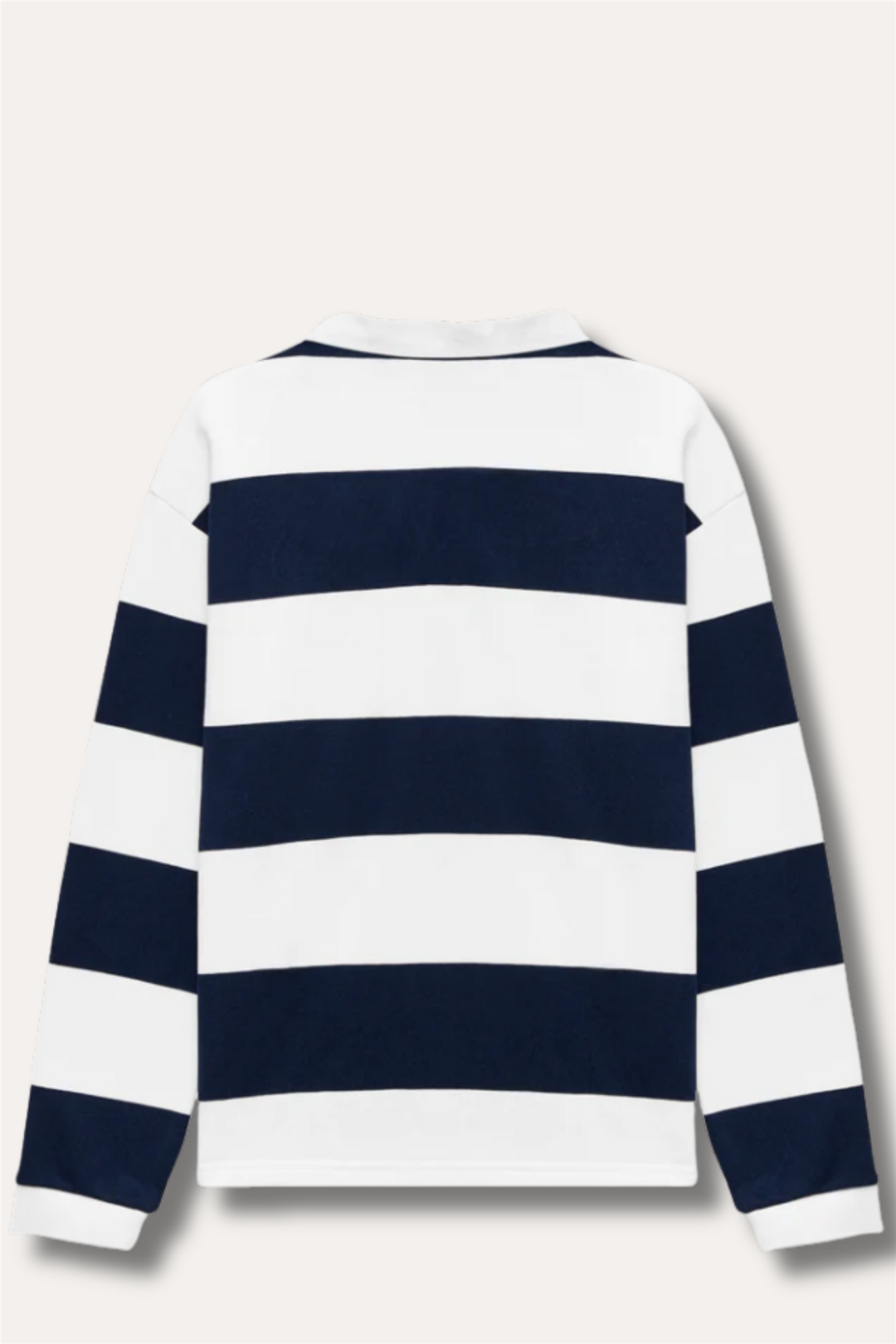 Striped Rugby White/Navy