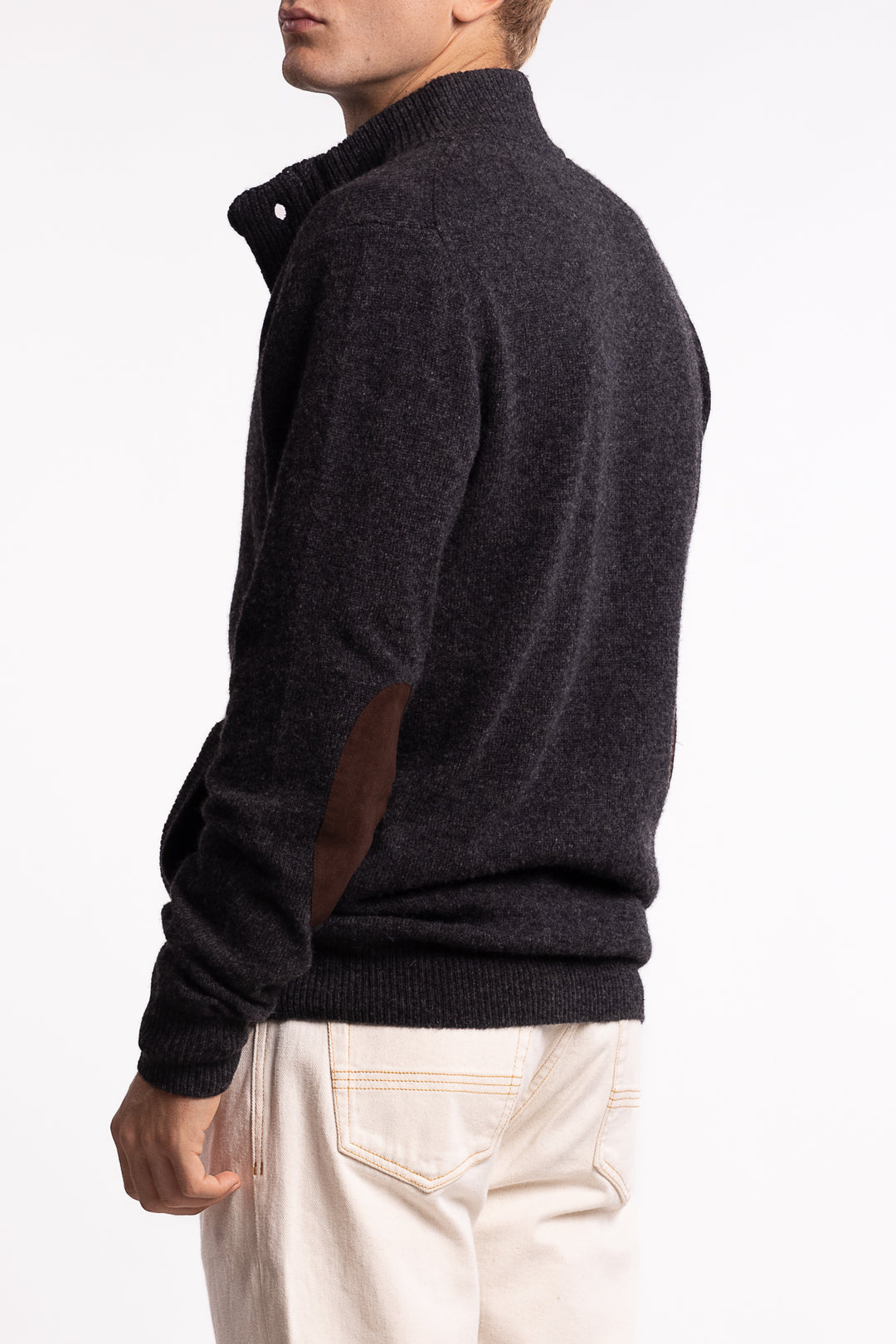 Essential Patch Zip Charcoal