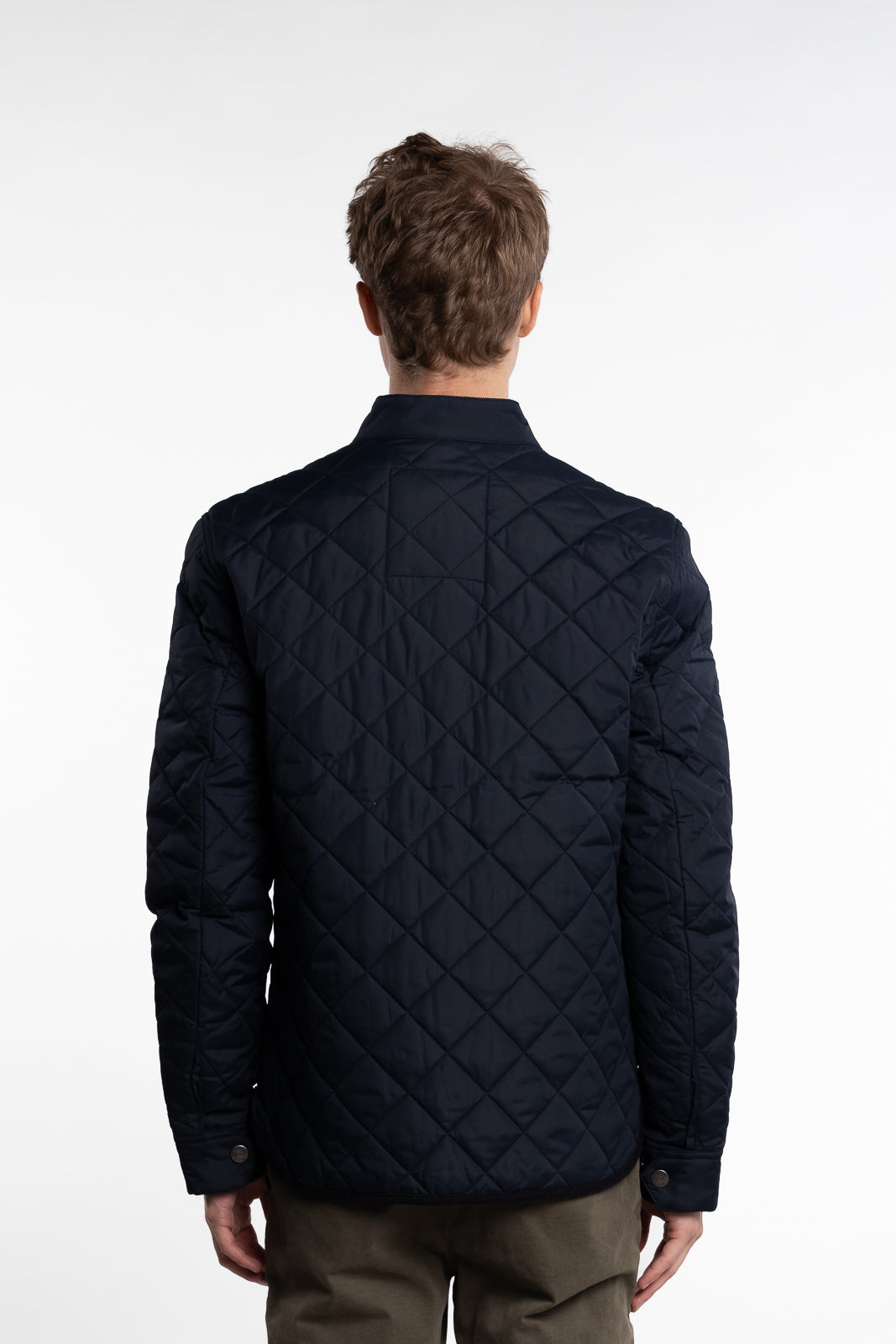 Trenton Quilted Jacket Old Blue