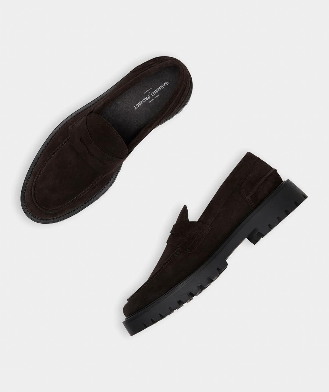 Aaron Penny Loafer Brown Suede