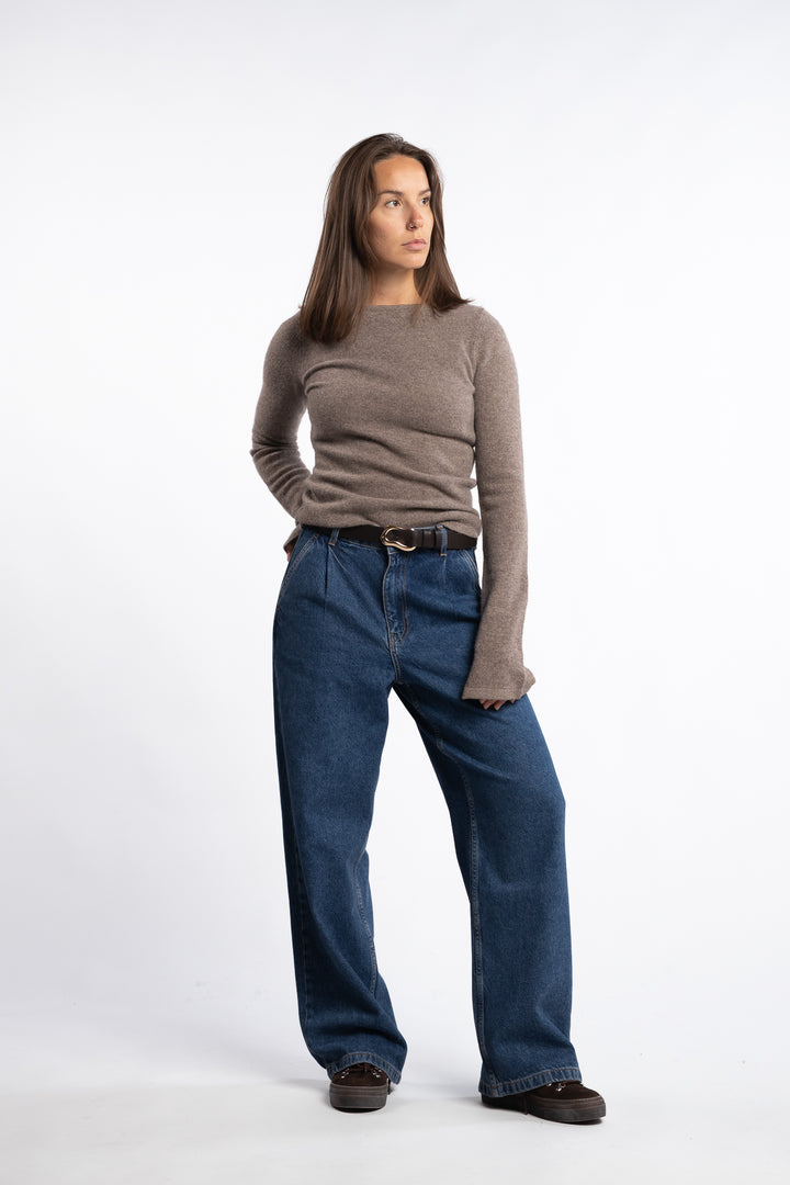 Joyce Knit - Dark Taupe Melange