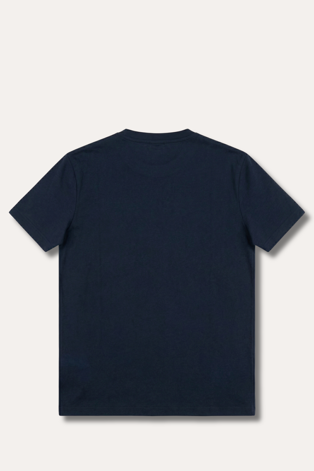 Icon Printed Cotton T-Shirt Navy