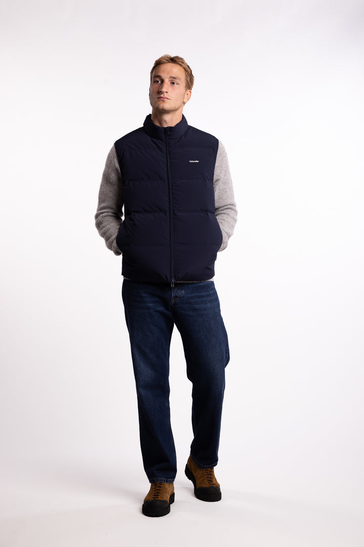 Daff Down Vest Dk. Navy