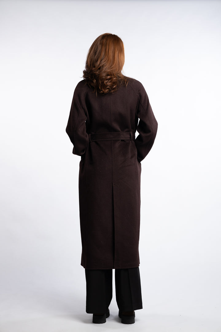Sahanne Coat 15772 - Black Coffee