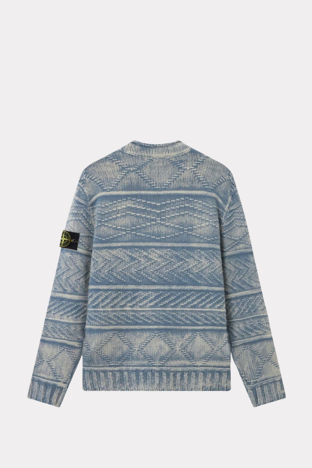 5100001 Loose-fit mock-neck jumper Avio Blue