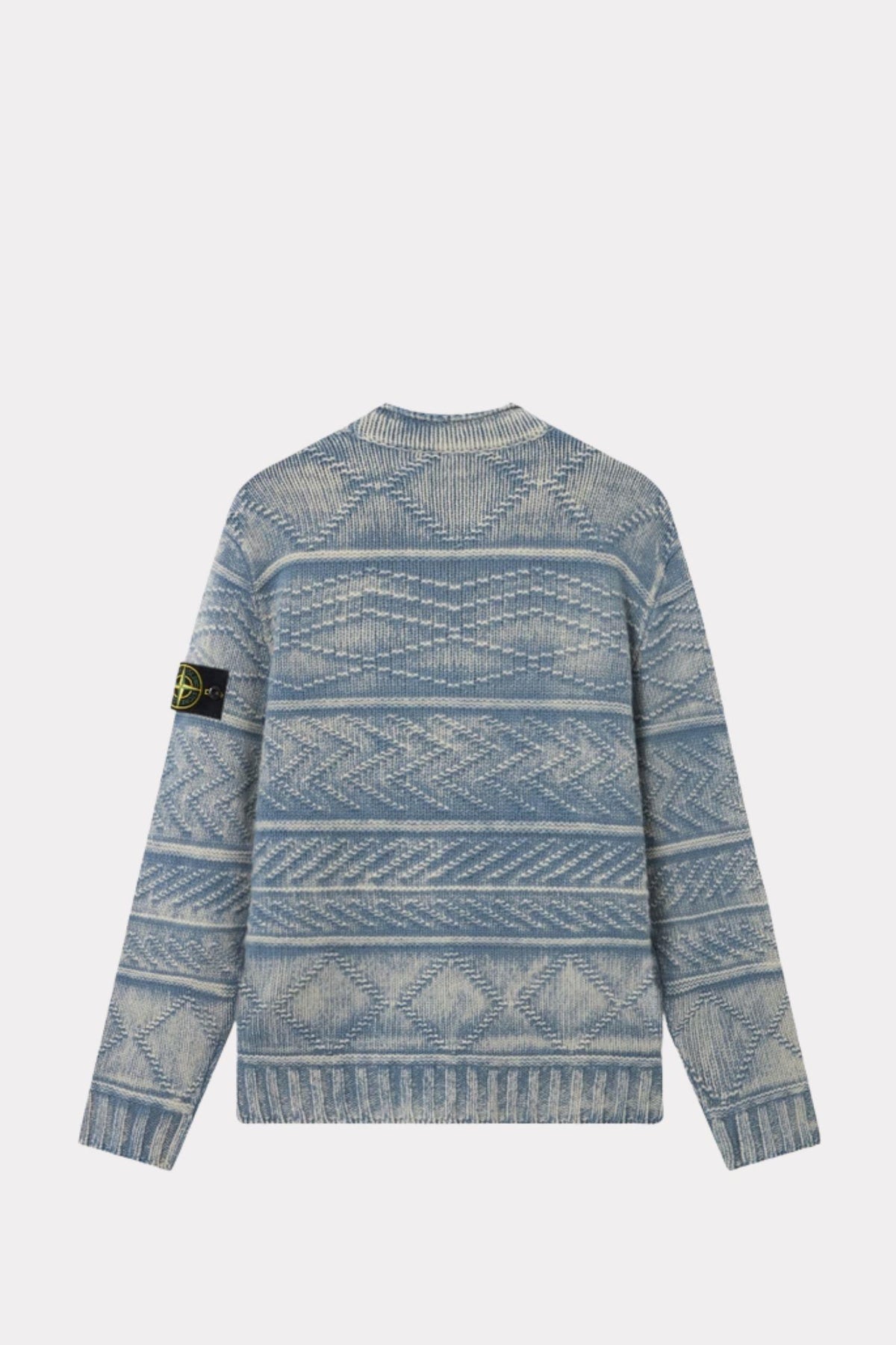 5100001 Loose-fit mock-neck jumper Avio Blue