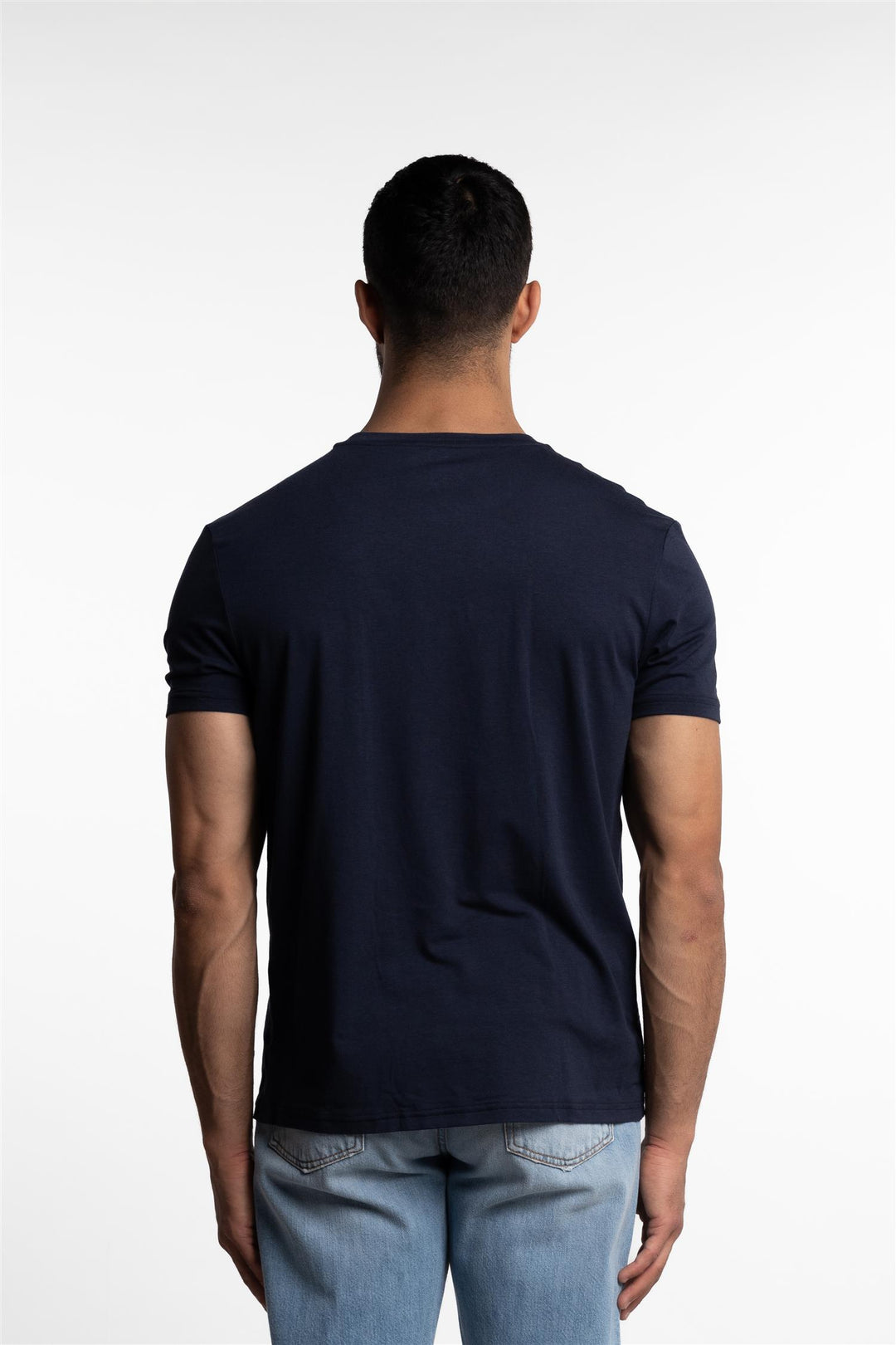 Bamboo/Cotton Crew Neck T-shirt Navy