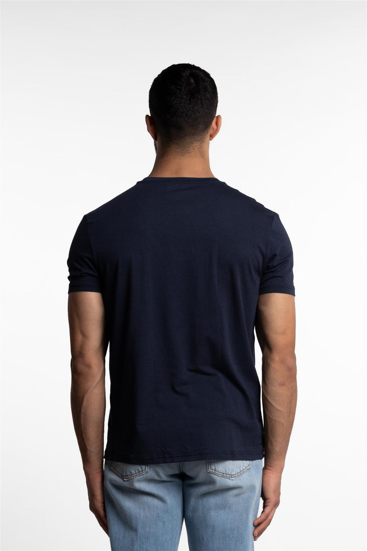 Bamboo/Cotton Crew Neck T-Shirt Navy