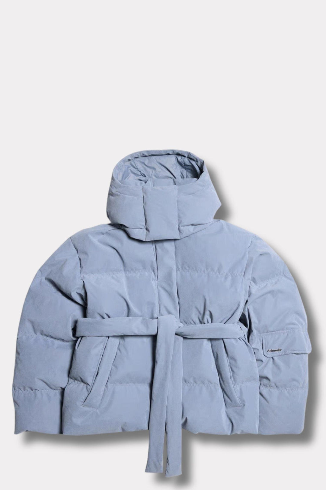 Steilia Brushed Down Jkt - Lt. Blue