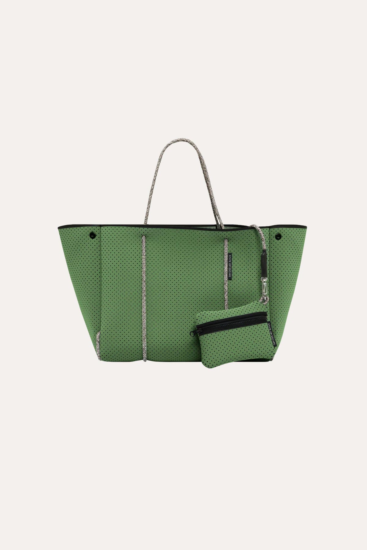 Escape Tote- Ecalyptus/ Sea