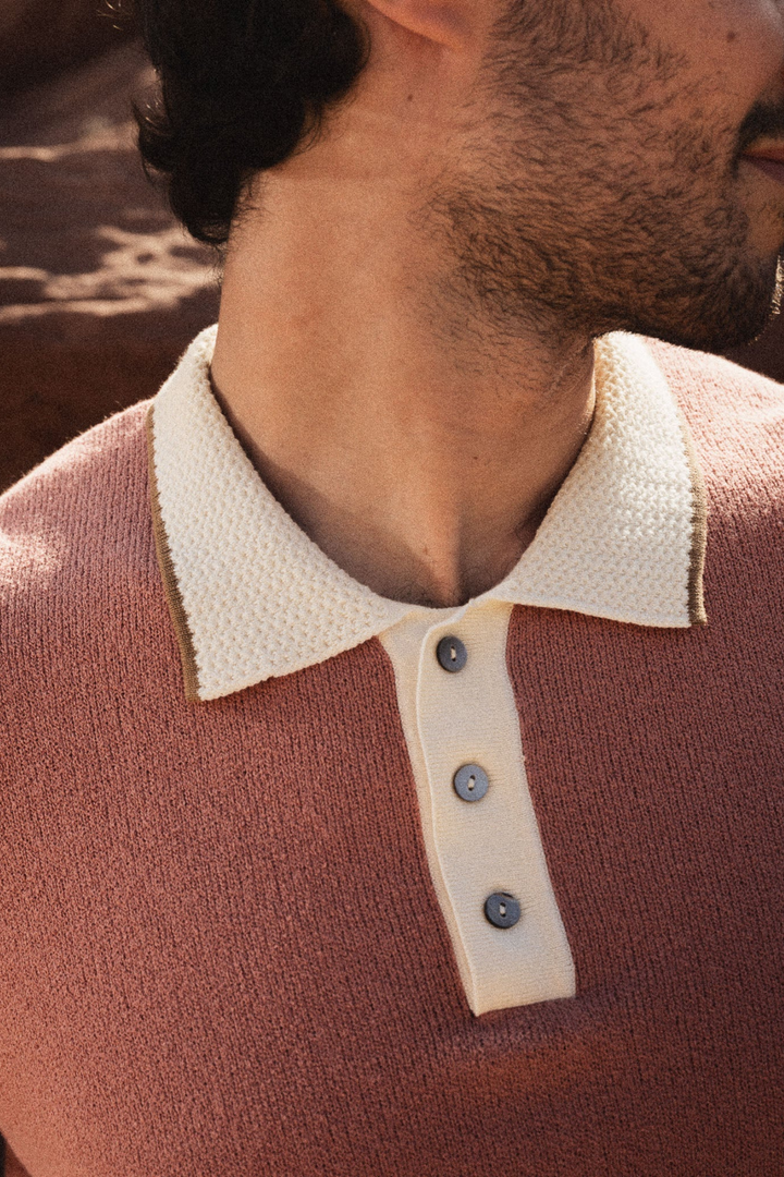 Francesco Polo SS Knit Rosedawn