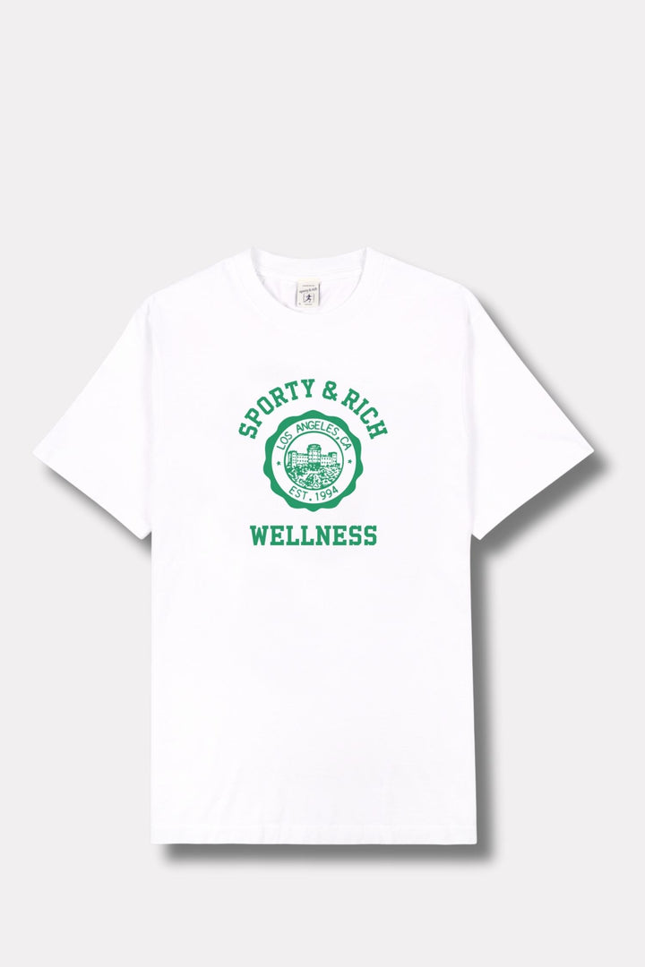 Emblem T-Shirt- White/Verde