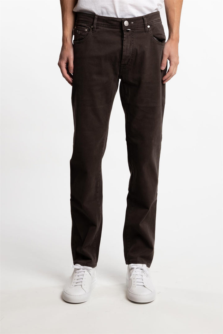 Brando Cotton/Stretch Trouser Coffee