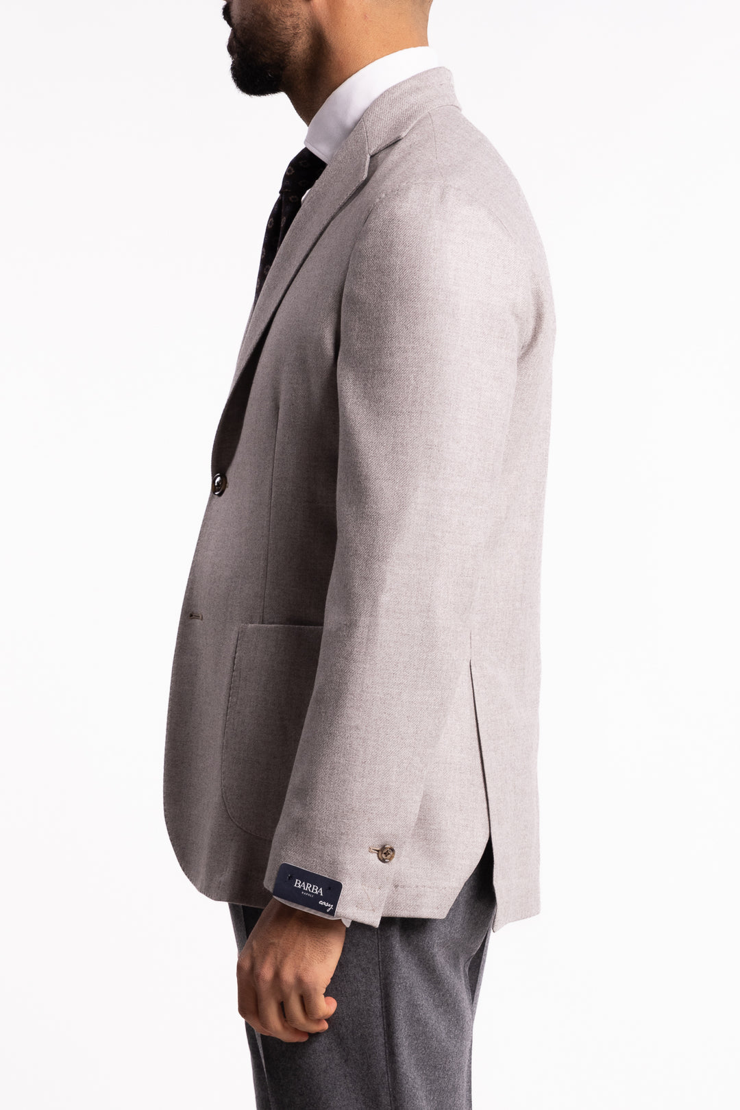 Easywear Flannel Blazer Beige