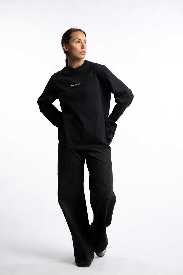 Logo Long Sleeve T-shirt- Black