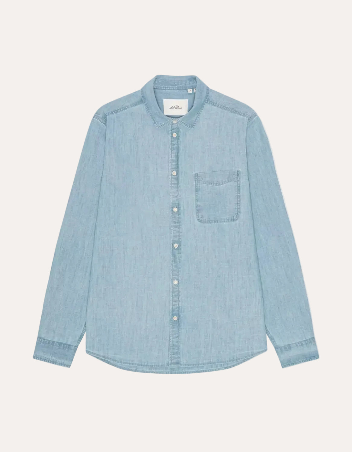 Chambray Shirt Light Blue Wash