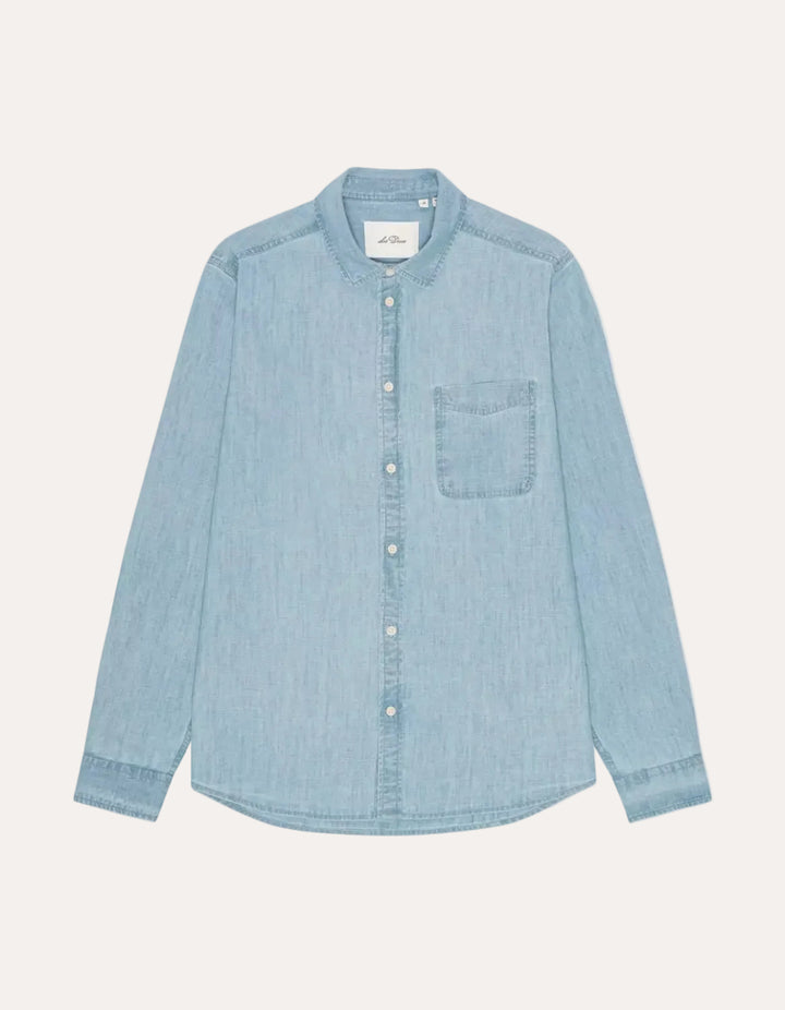 Chambray Shirt Light Blue Wash